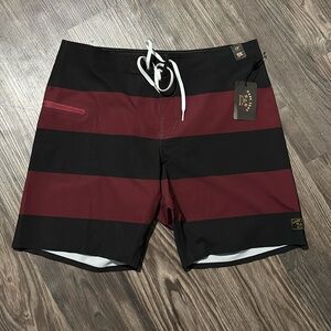 NWT Dark Seas striped boardshorts